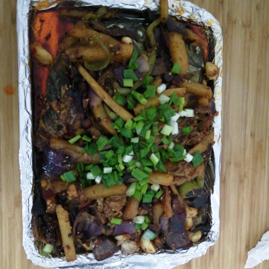 烤箱烤鱼