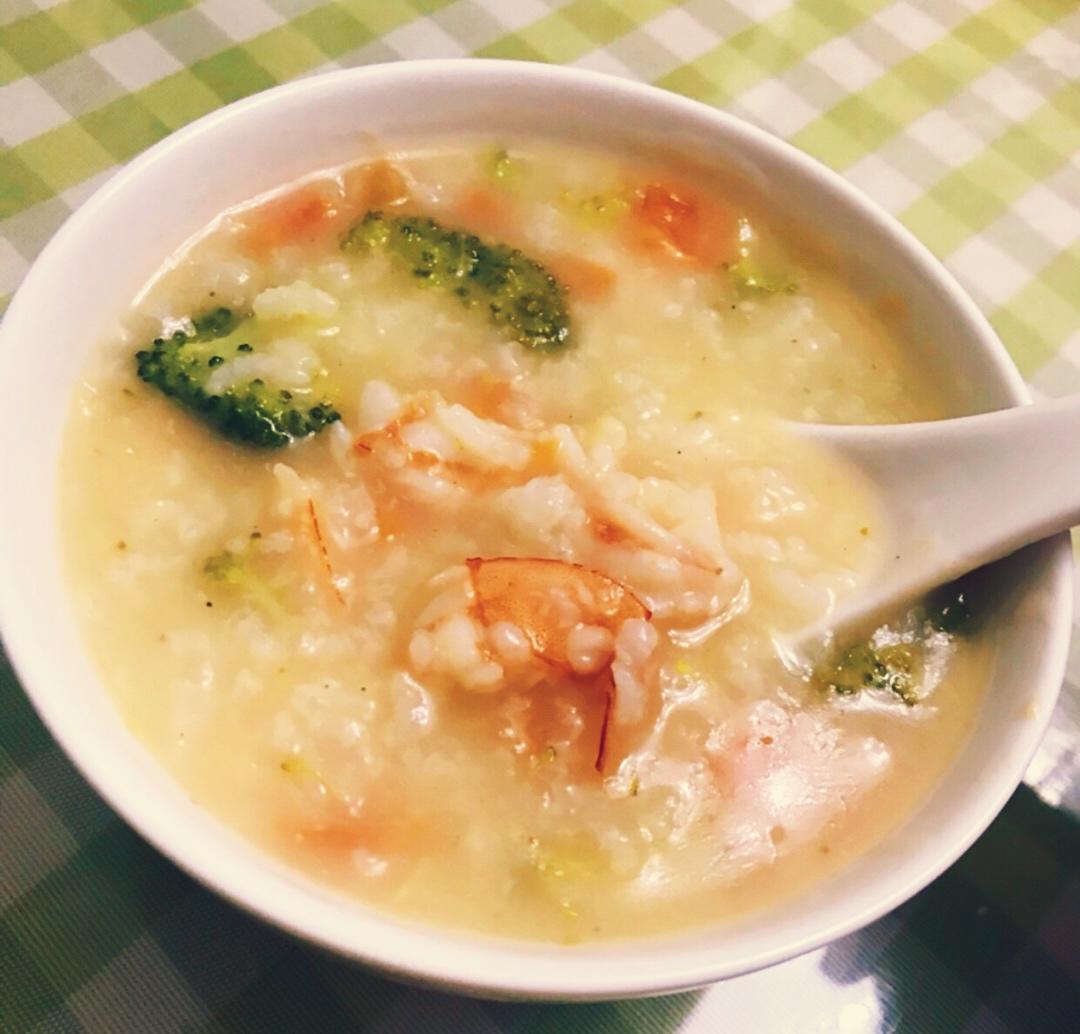 鲜虾砂锅粥