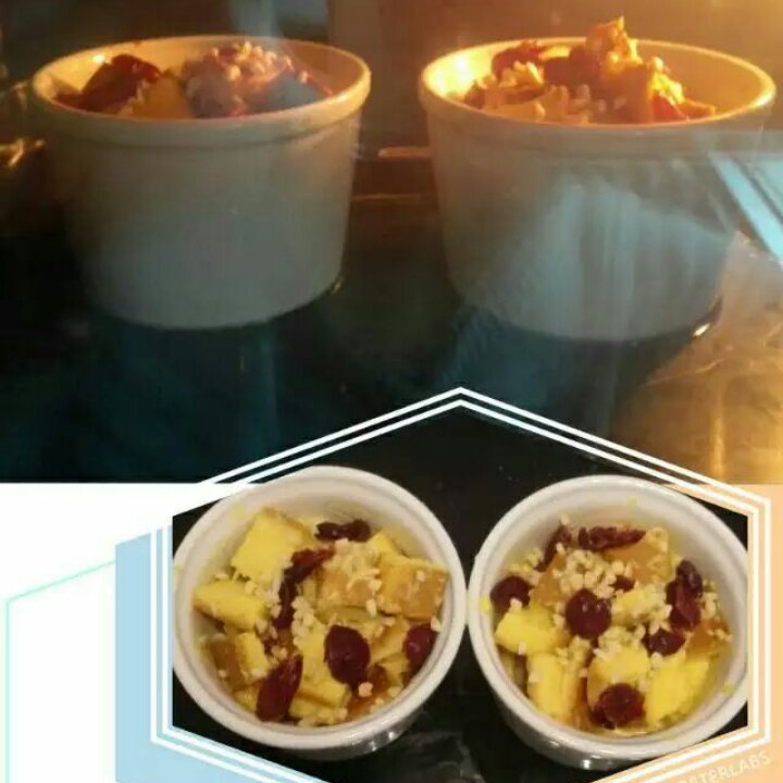 焗烤蔓越梅吐司布丁