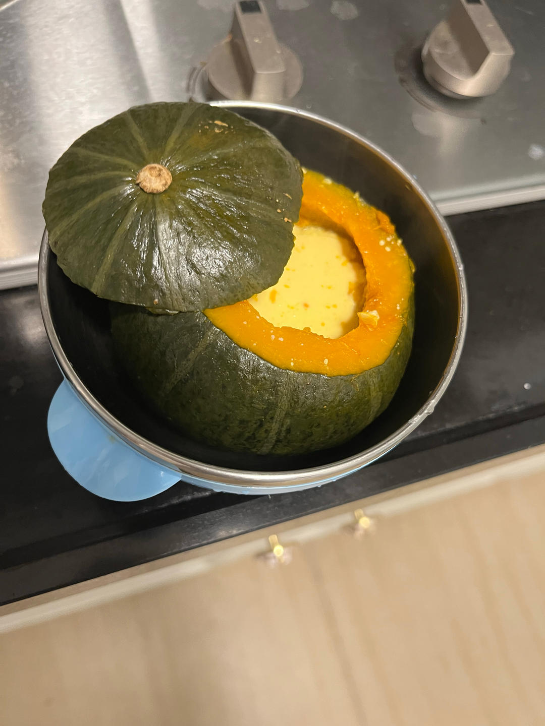 【宝宝辅食】贝贝南瓜蒸蛋