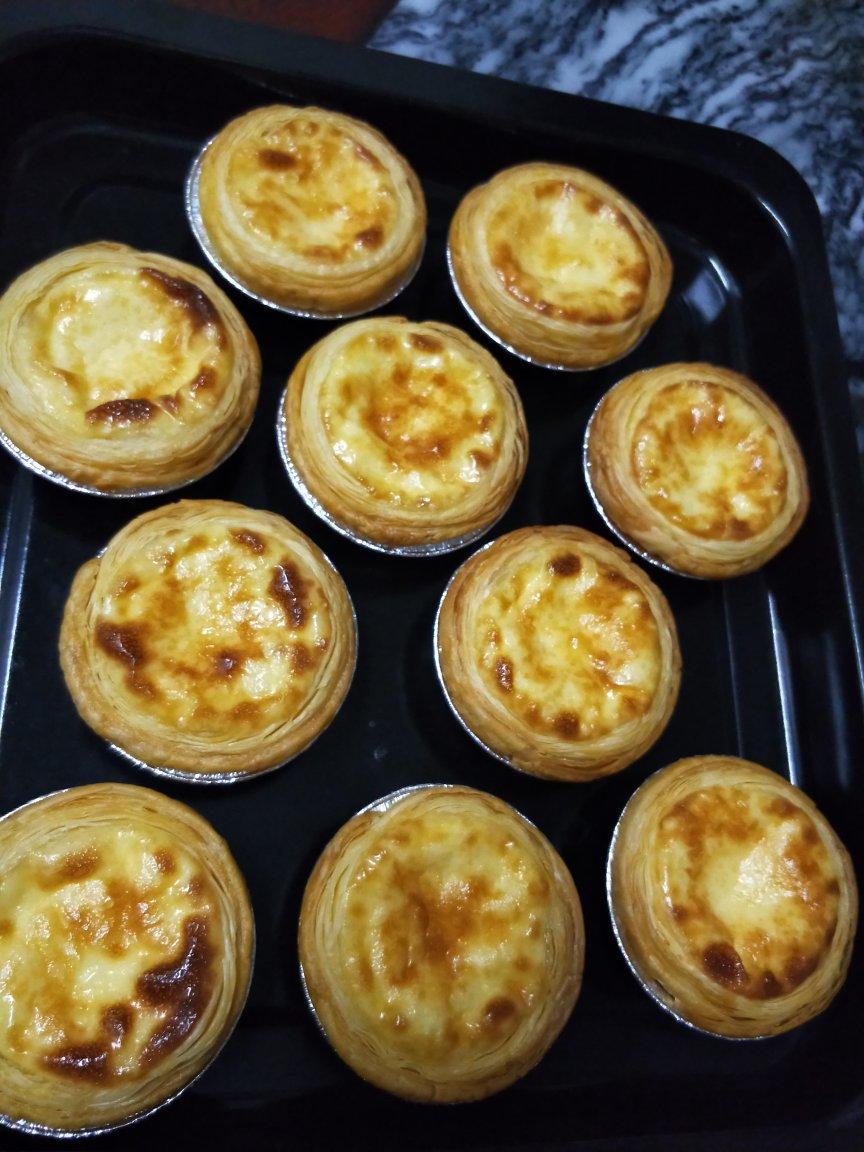 外酥里超嫩布丁口感蛋挞(葡式蛋挞液法)