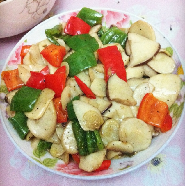 老丁的私房菜-美极杏鲍菇