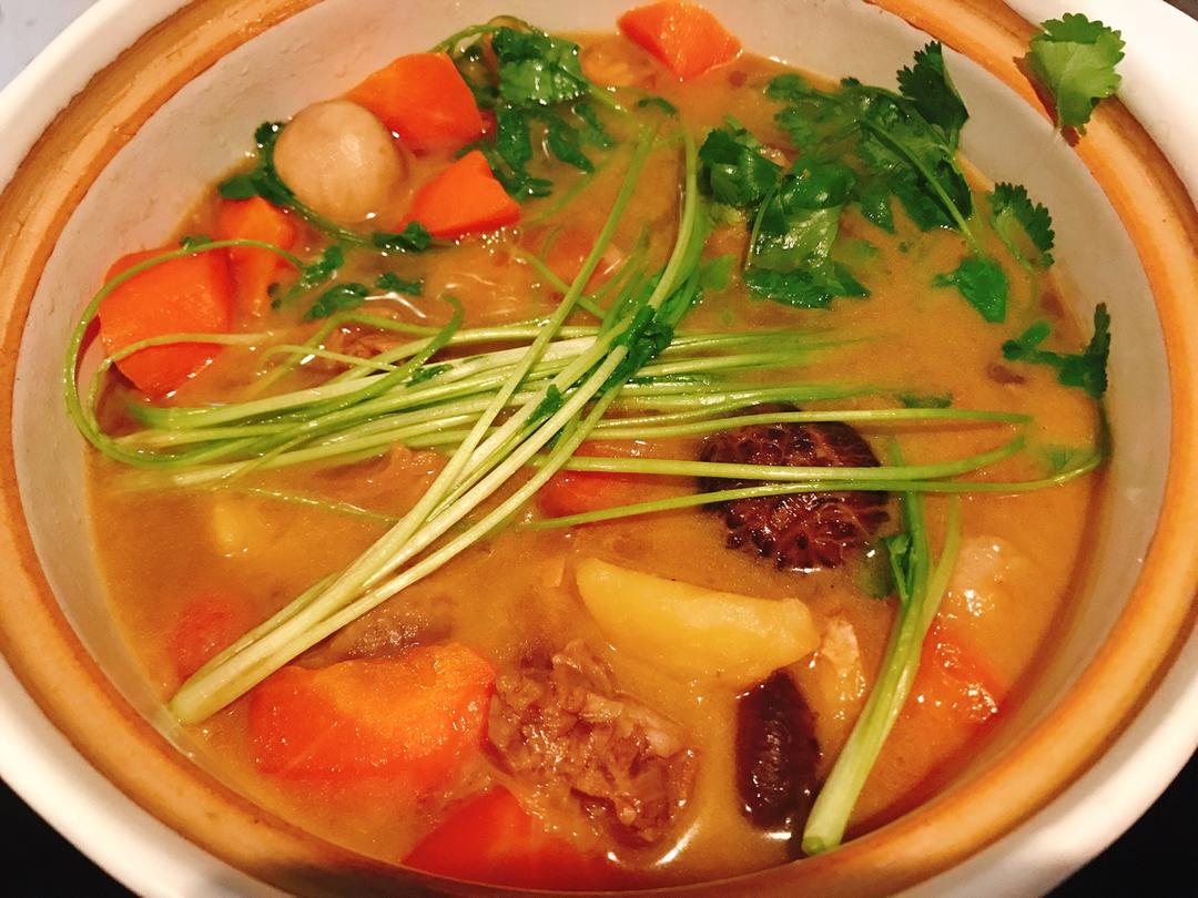 红焖羊肉炖胡萝卜