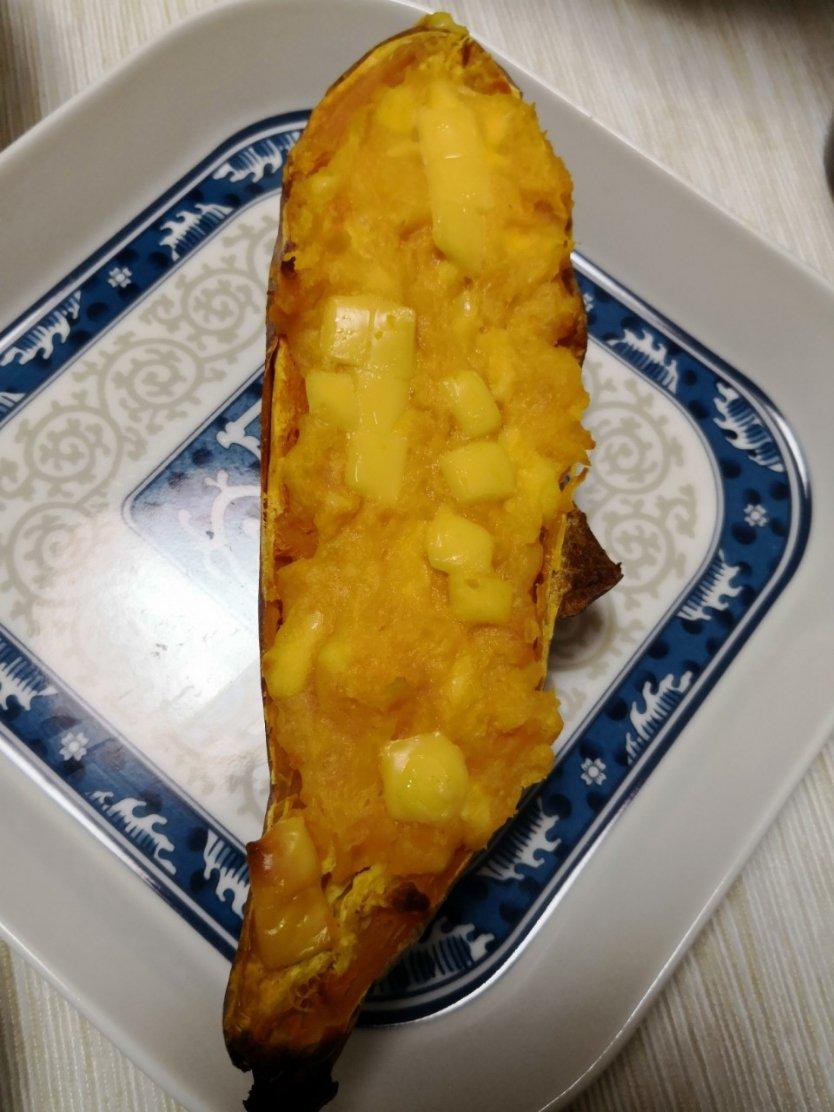 芝士奶油焗红薯