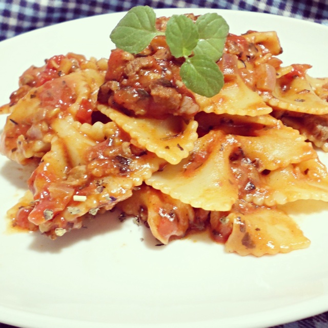 意式肉酱蝴蝶面