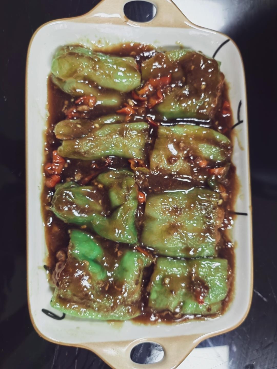 销魂青椒酿肉【超级下饭】