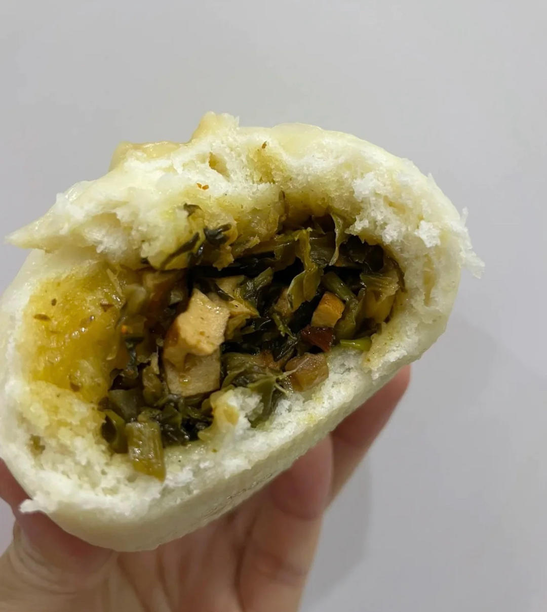 雪菜包子的做法