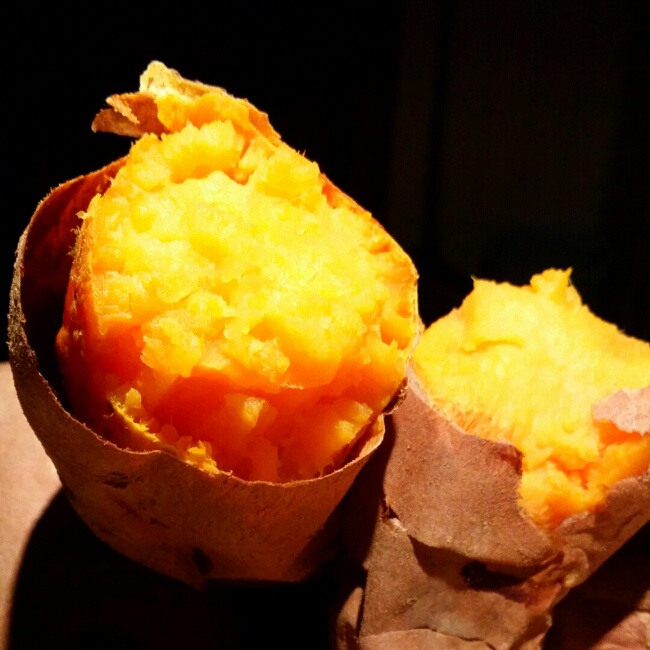 别具:)一格做的自制烤地瓜