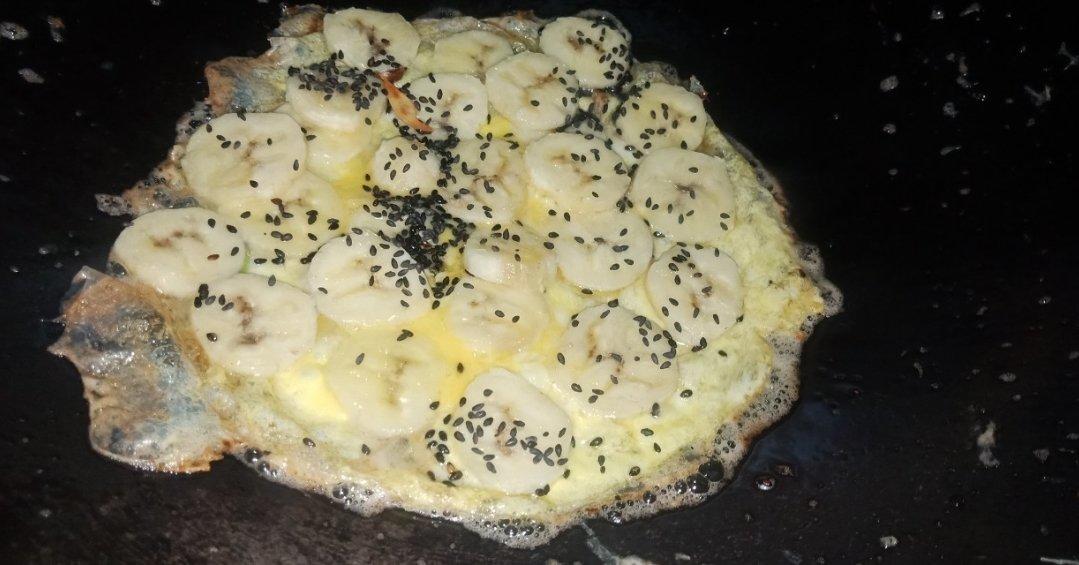 香蕉鸡蛋饼