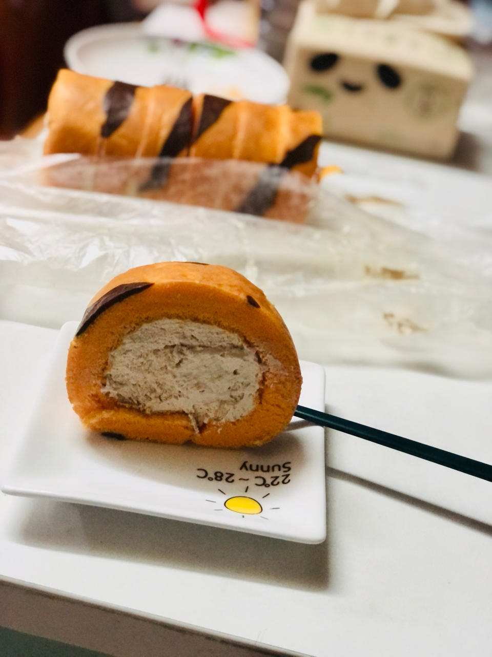2022虎年仿真虎纹蛋糕卷