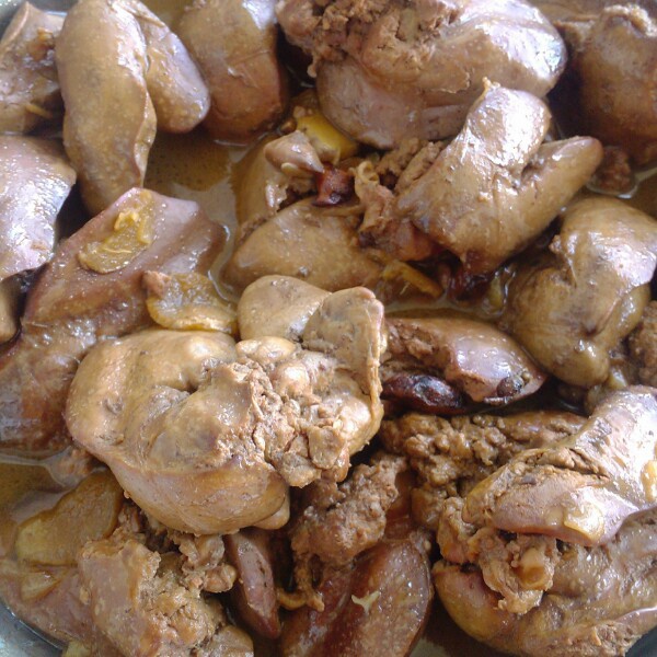 凌云翔舞做的卤鸡肝