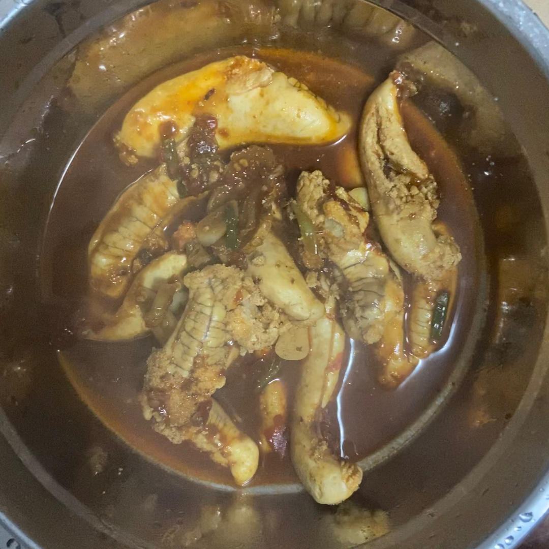 🔥🐟无敌下饭的家常烧鱼籽（干锅鱼杂）🍚🥤