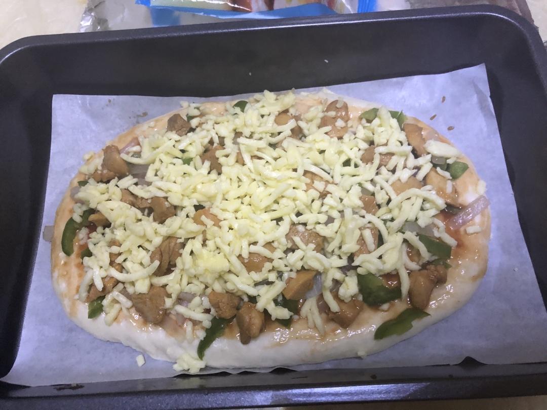 自制厚底披萨面饼