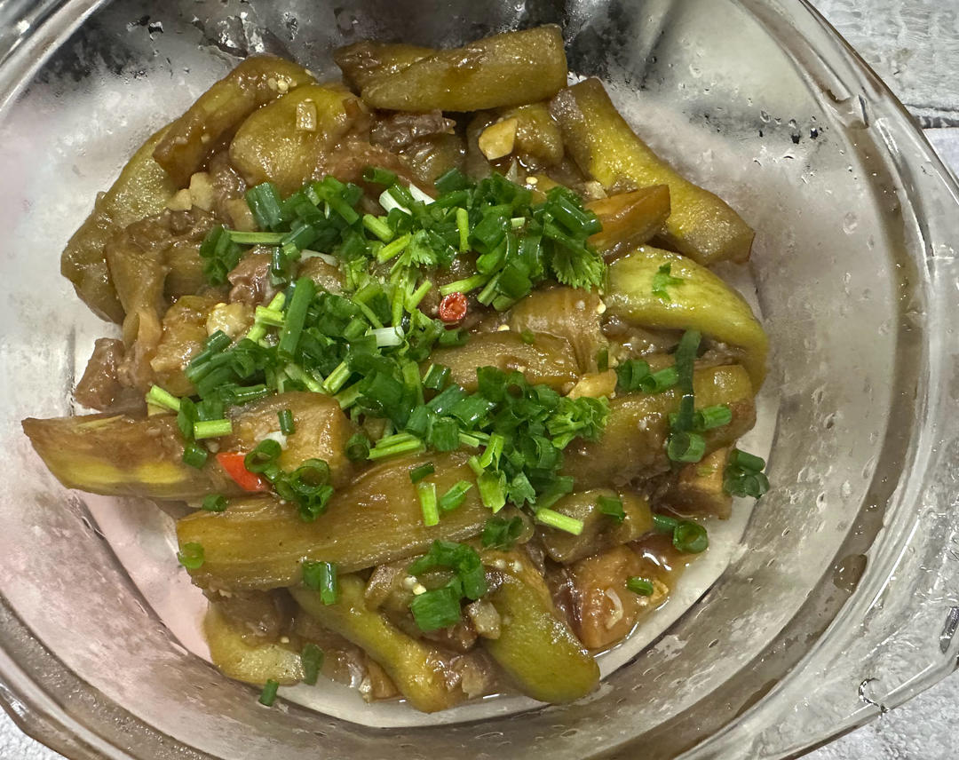解锁新菜——超下饭的少油咸鱼茄子煲的做法