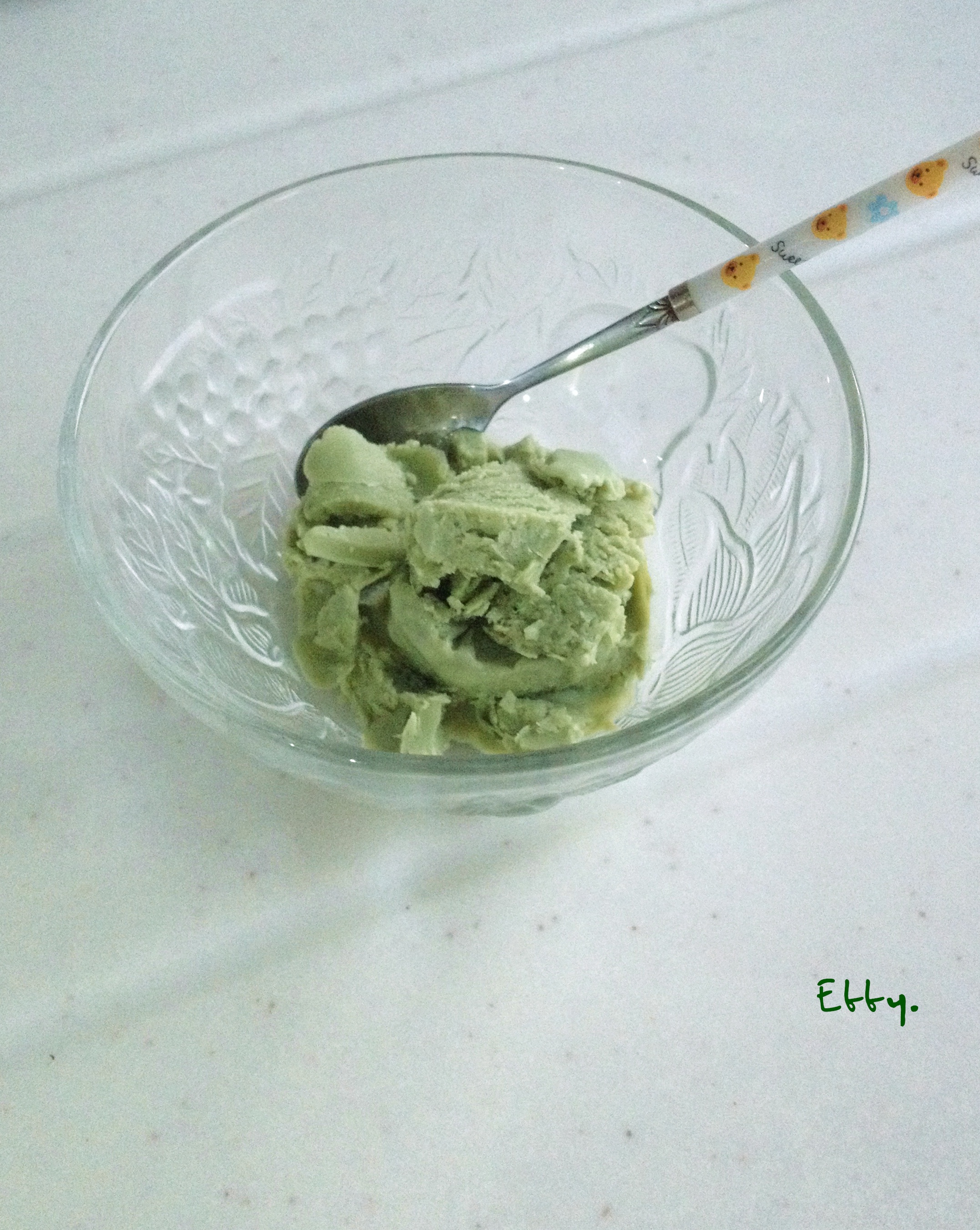 岛本薰【不需要淡奶油的低脂牛奶冰淇淋】抹茶款-手动/冰淇淋机均可