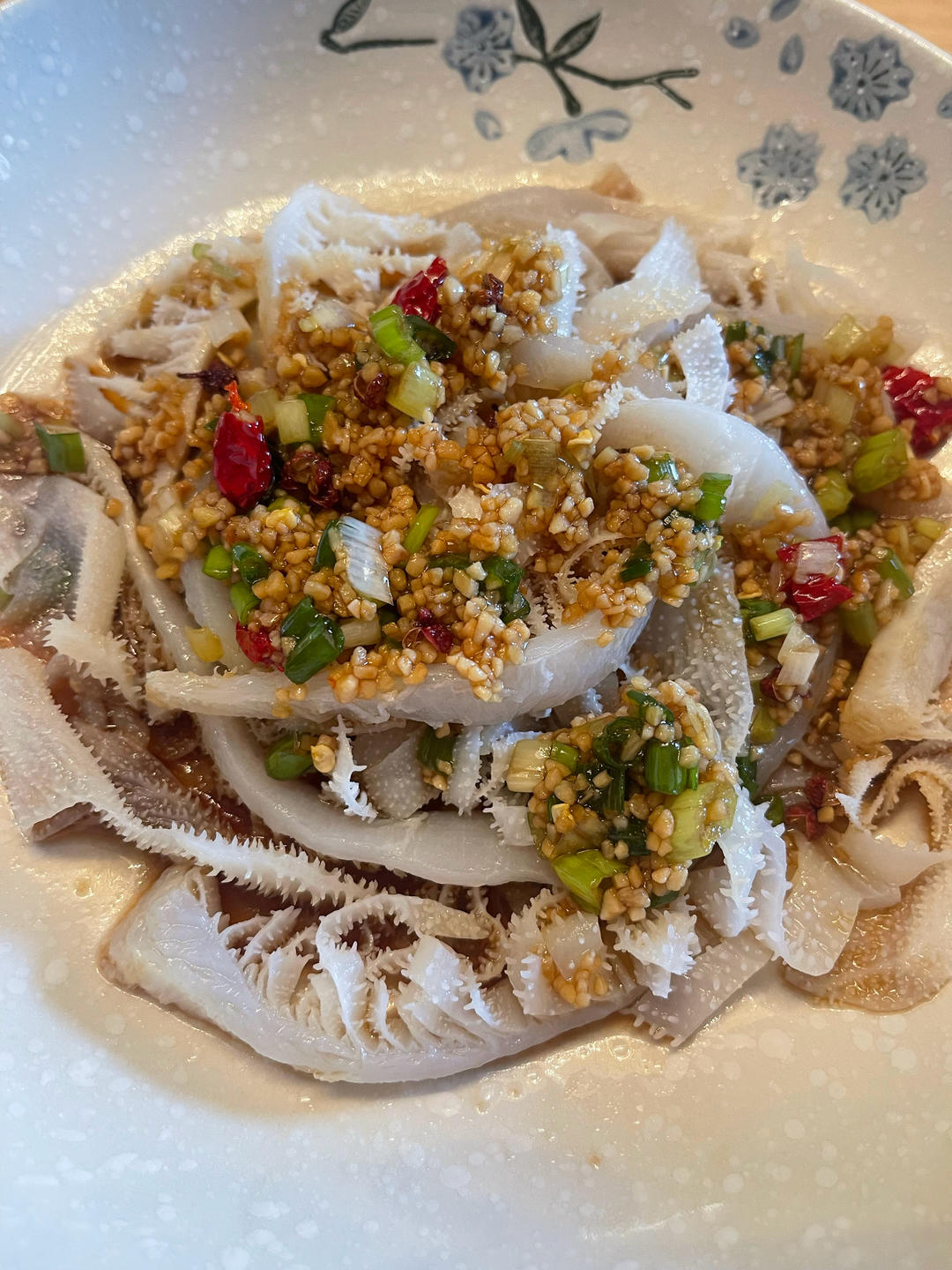 凉拌牛百叶 炝毛肚