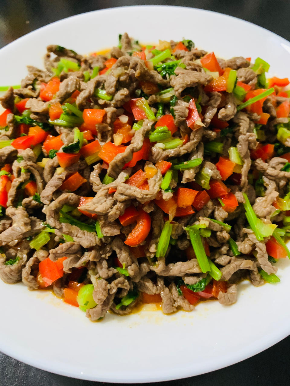 6393_nyds做的厨师长教你:"碎炒牛肉"的家常做法,开胃又下饭,先收藏