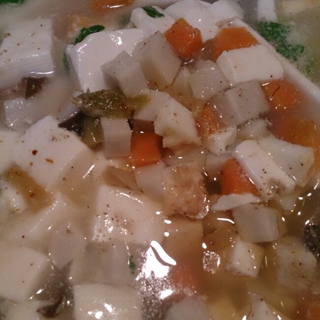 五彩豆腐羹