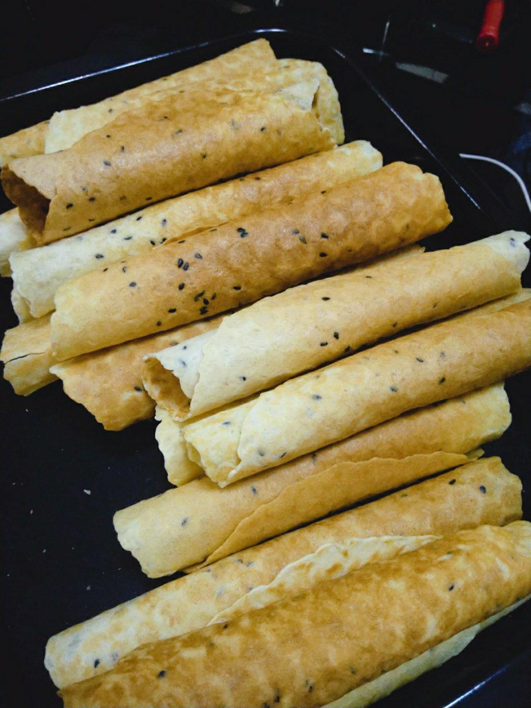 脆皮蛋卷(电蛋卷机版)