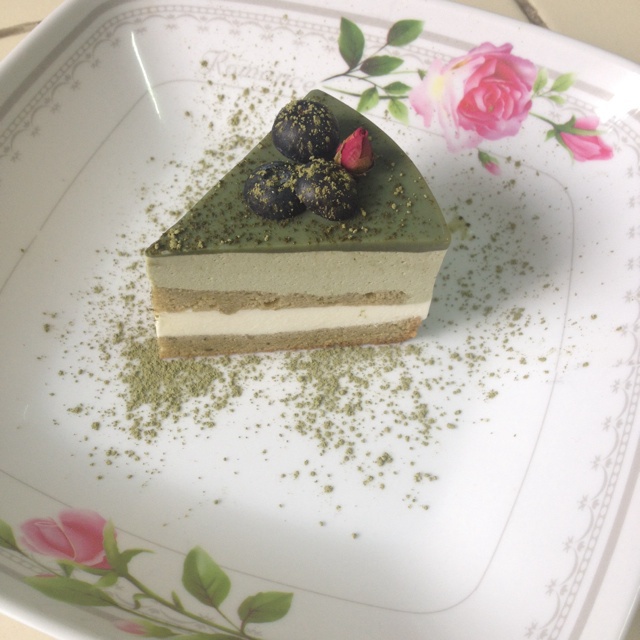 抹茶双享慕斯