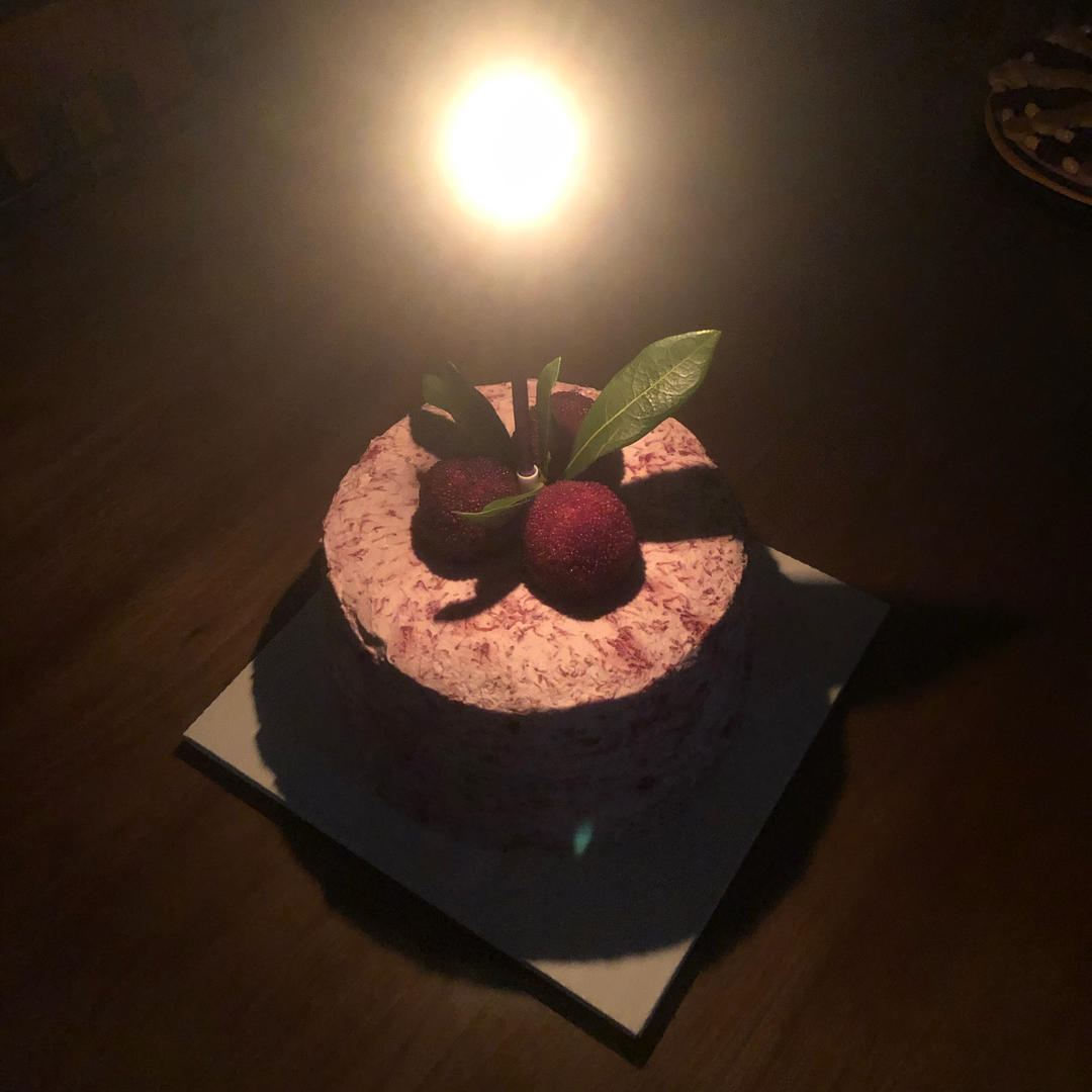 杨梅蛋糕（4寸、6寸食谱）