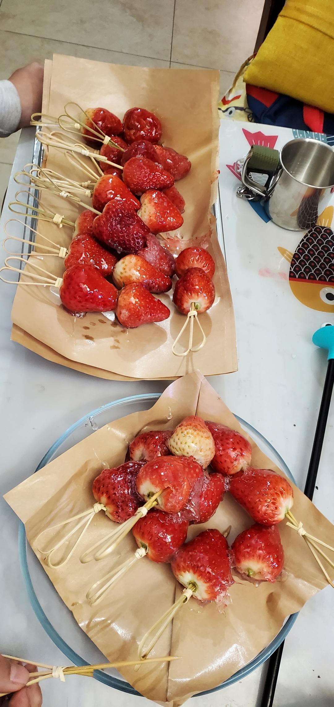 玲珑剔透：不会化糖的网红mini糖葫芦。