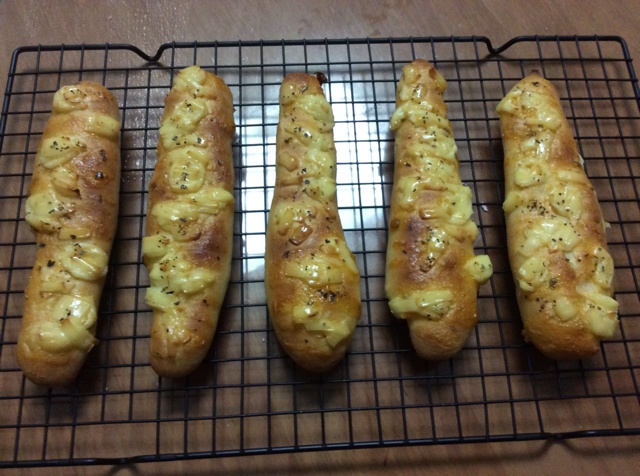 香葱芝士面包条