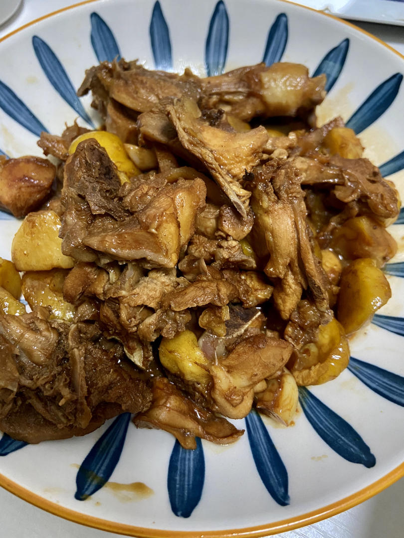 【栗子烧鸡】鸡肉都给你吃，栗子归我~