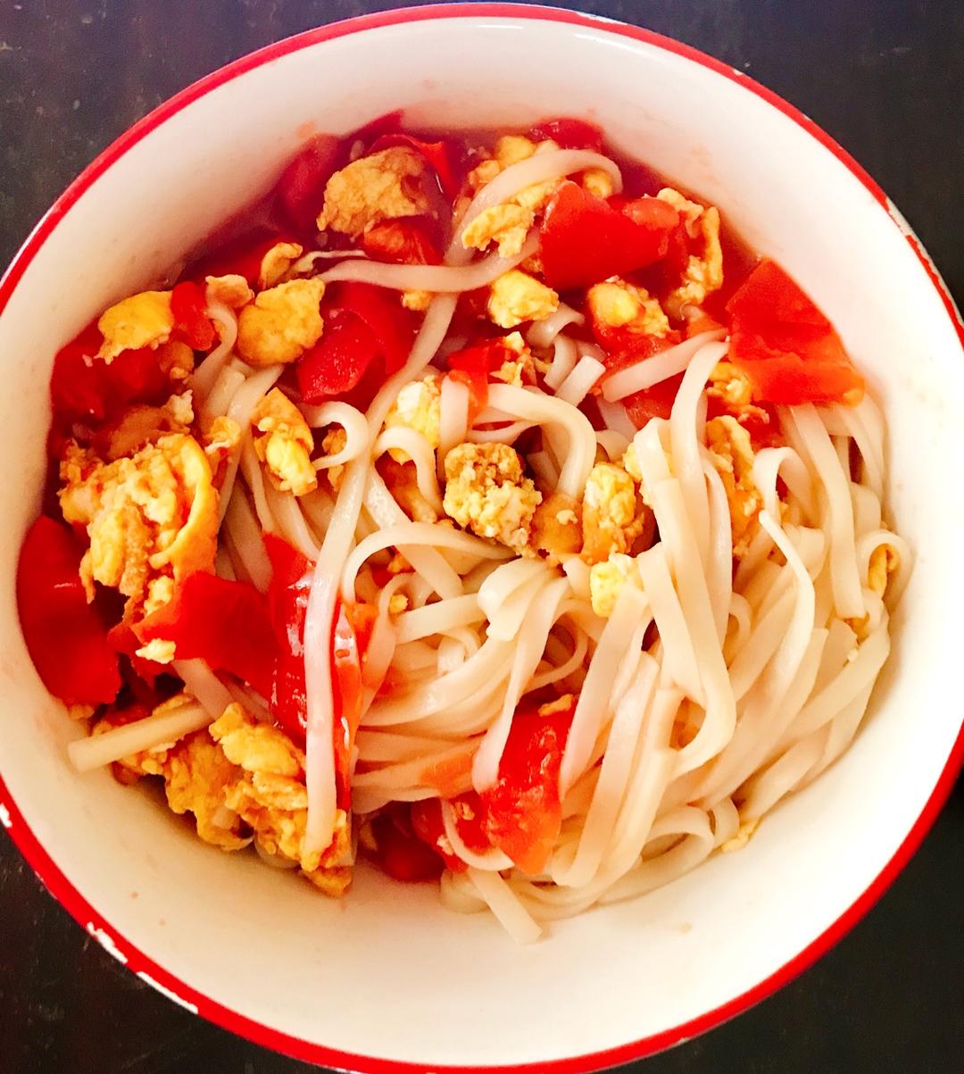 超级入味好吃的番茄鸡蛋面