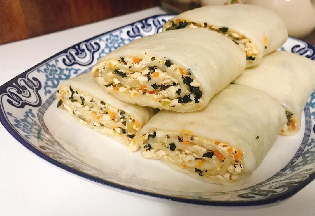 家常豆腐卷 Steamed Tofu Roll