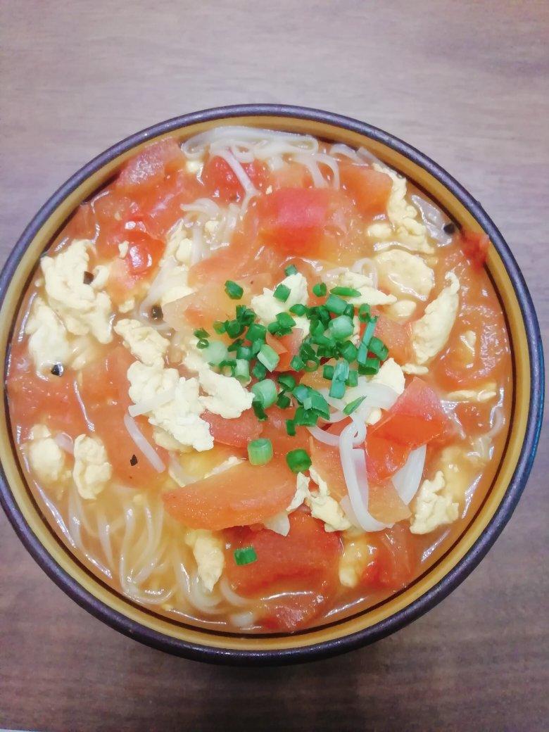 恨不得抱着锅舔的番茄鸡蛋面