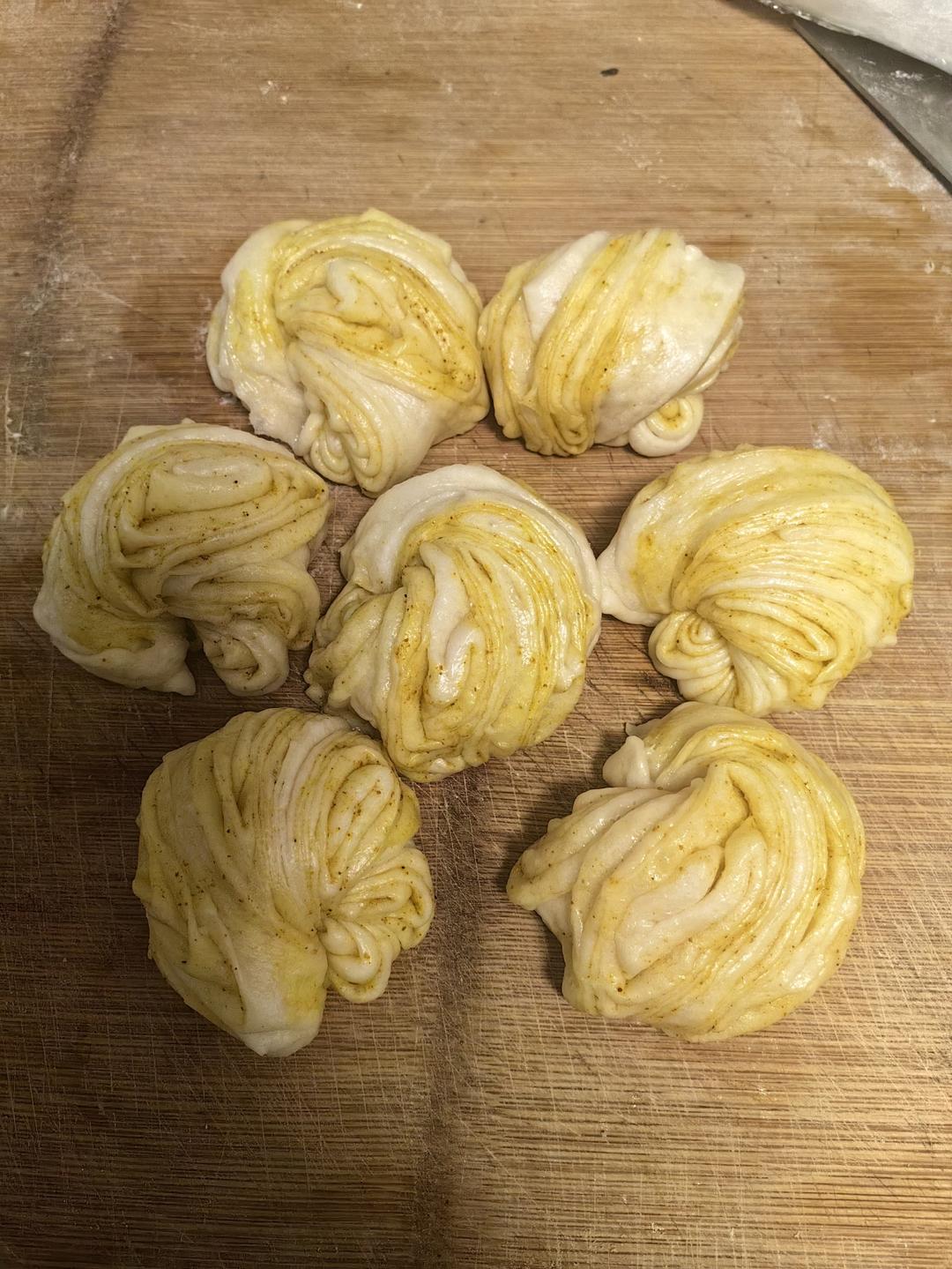 姜黄花卷