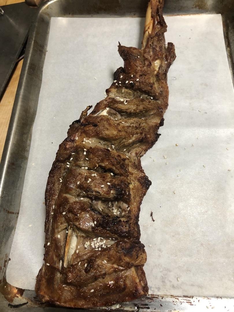 生烤羊腿家庭烤箱版