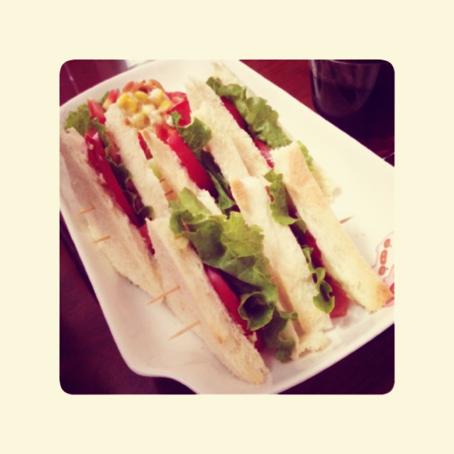 火腿芝士三明治