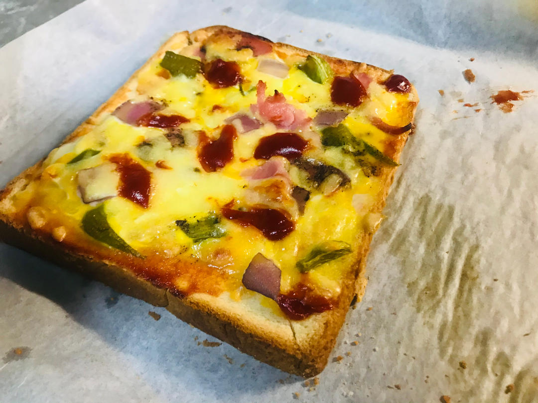 一人份吐司披萨【最好吃的披萨·快手营养早餐】
