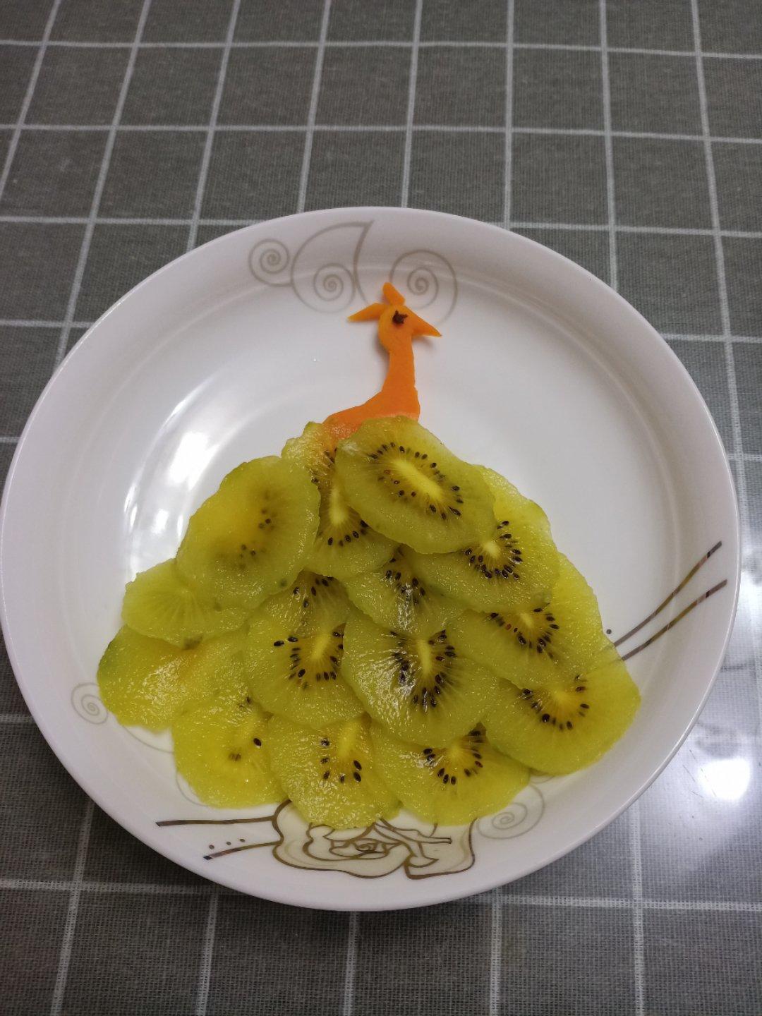 💠蔬菜拼盘盘饰摆盘（孔雀）