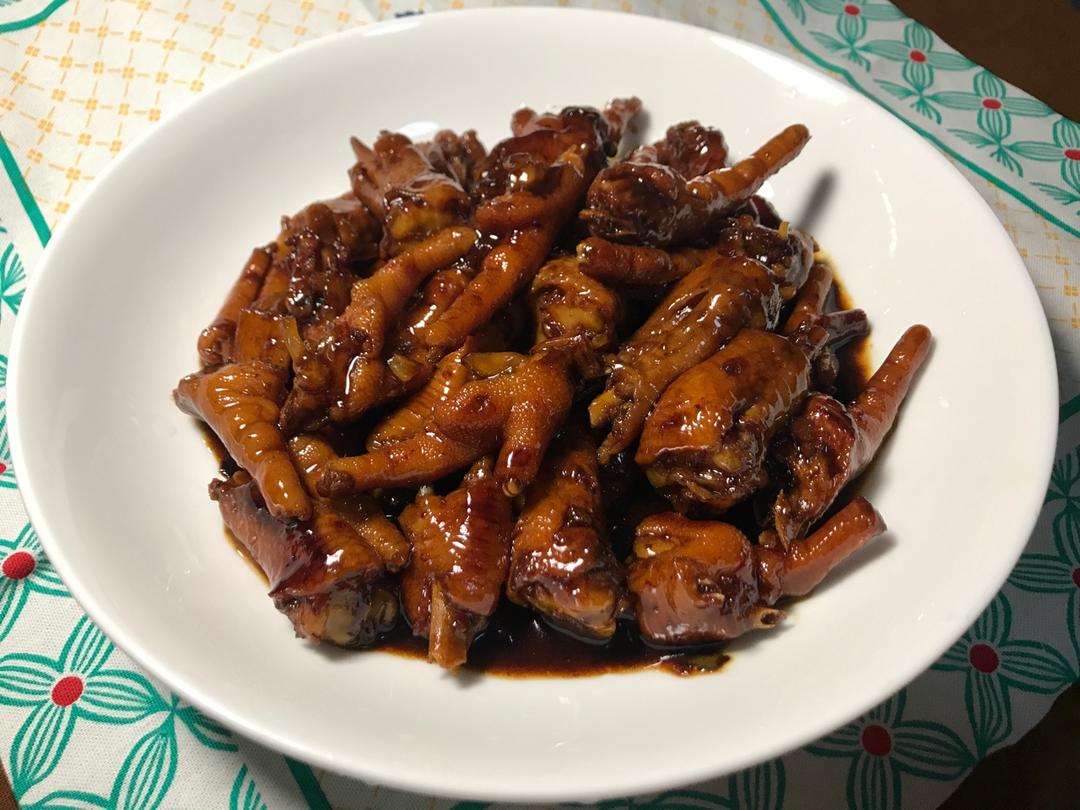 香辣烧鸡爪