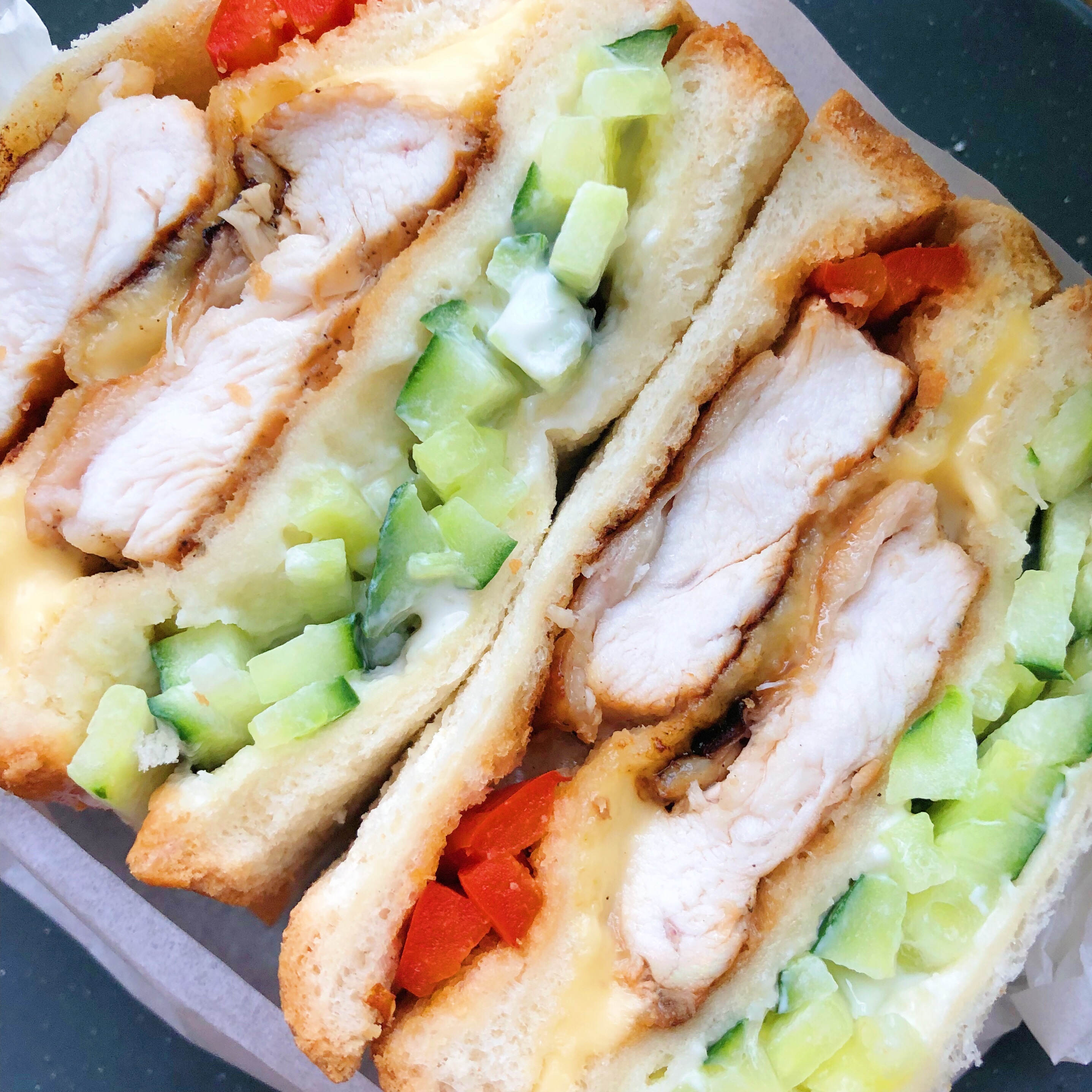 鸡肉三明治（含香煎鸡胸肉制作方法）