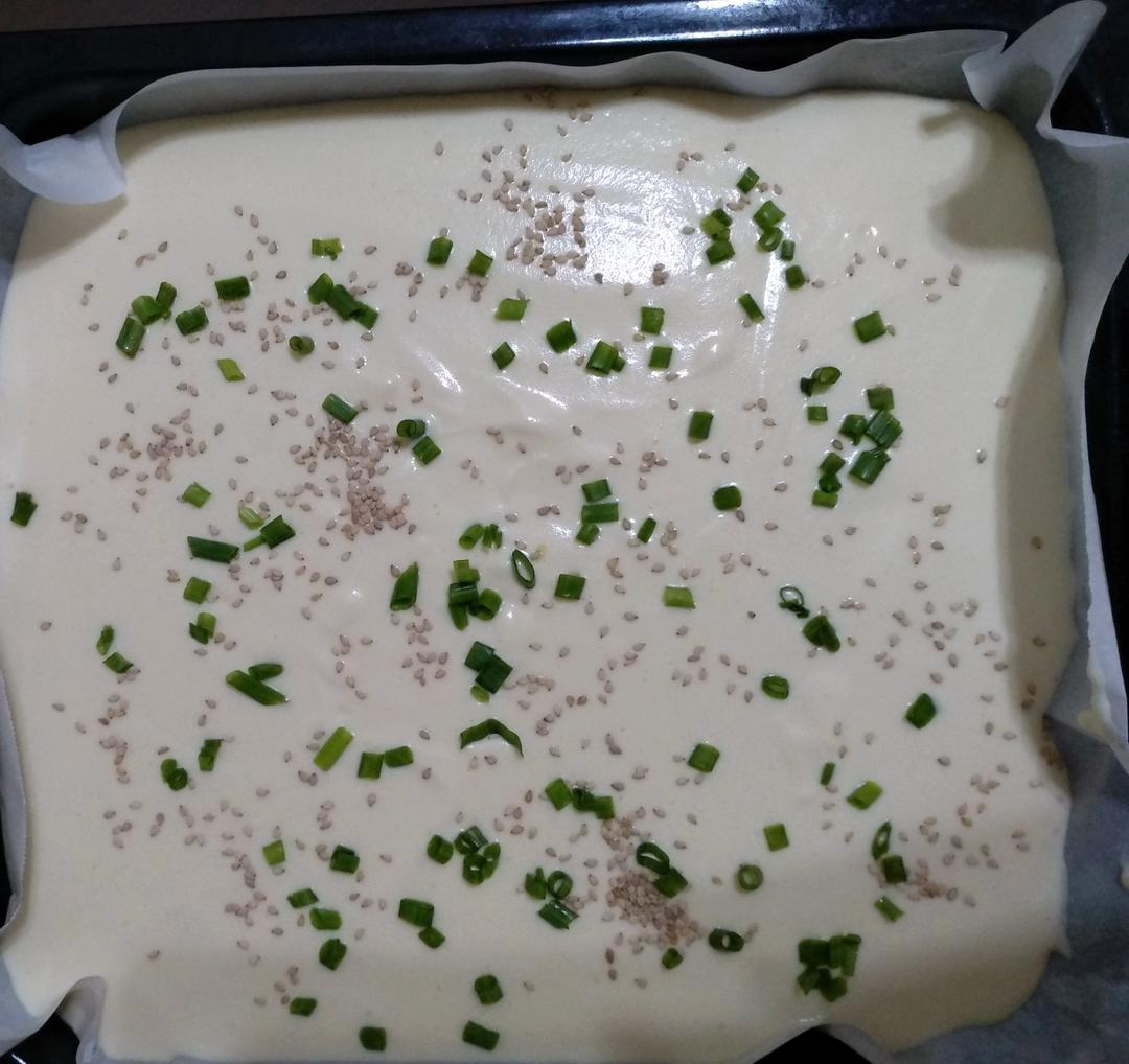 香葱海苔肉松芝麻蛋糕卷