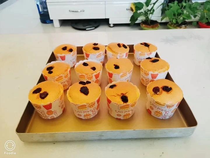 纸杯蛋糕 8寸戚风蛋糕的量
