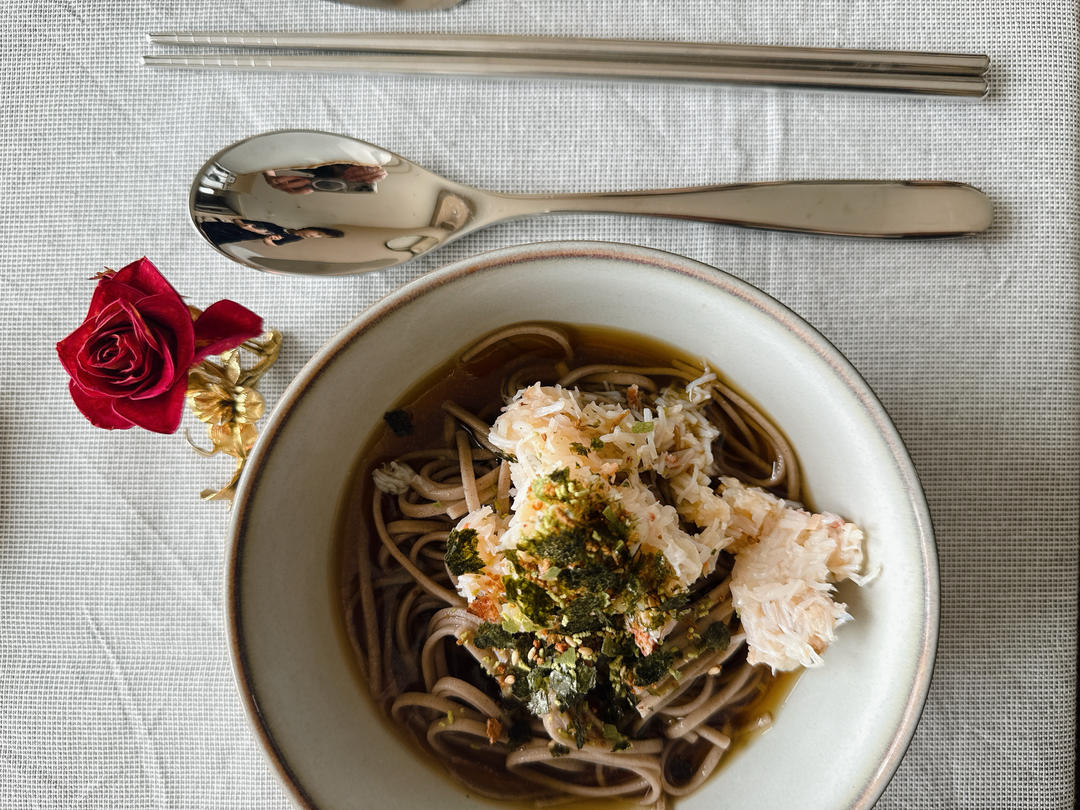 夏天的味道：荞麦鸡丝凉面