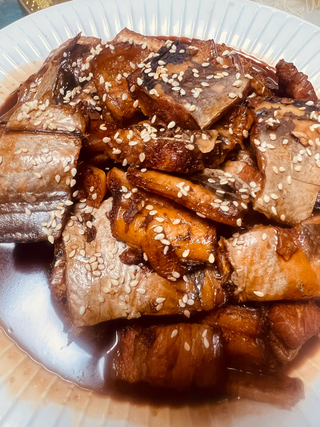 鳗鱼干烧肉