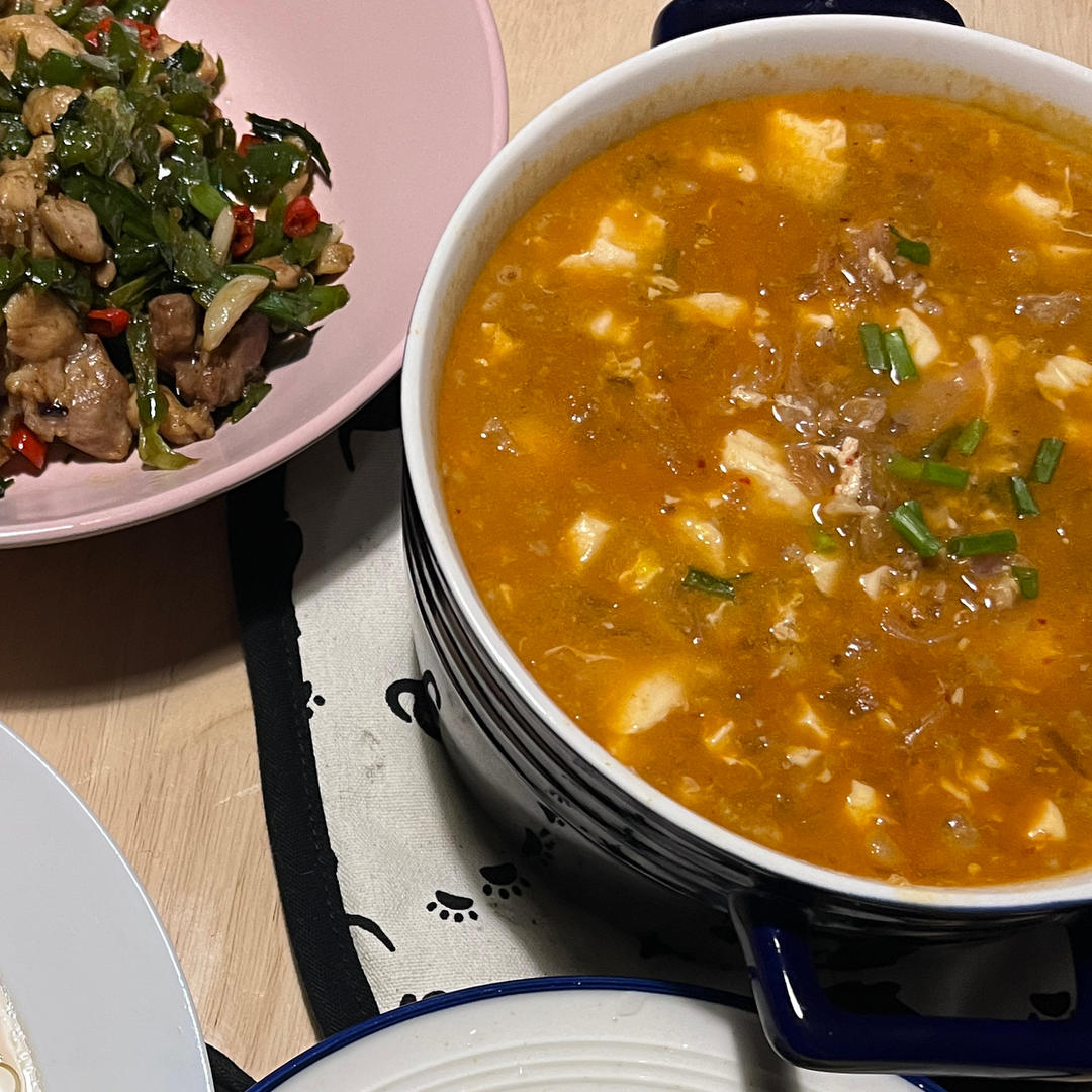 韩国大妈亲授— 韩式泡菜豆腐汤