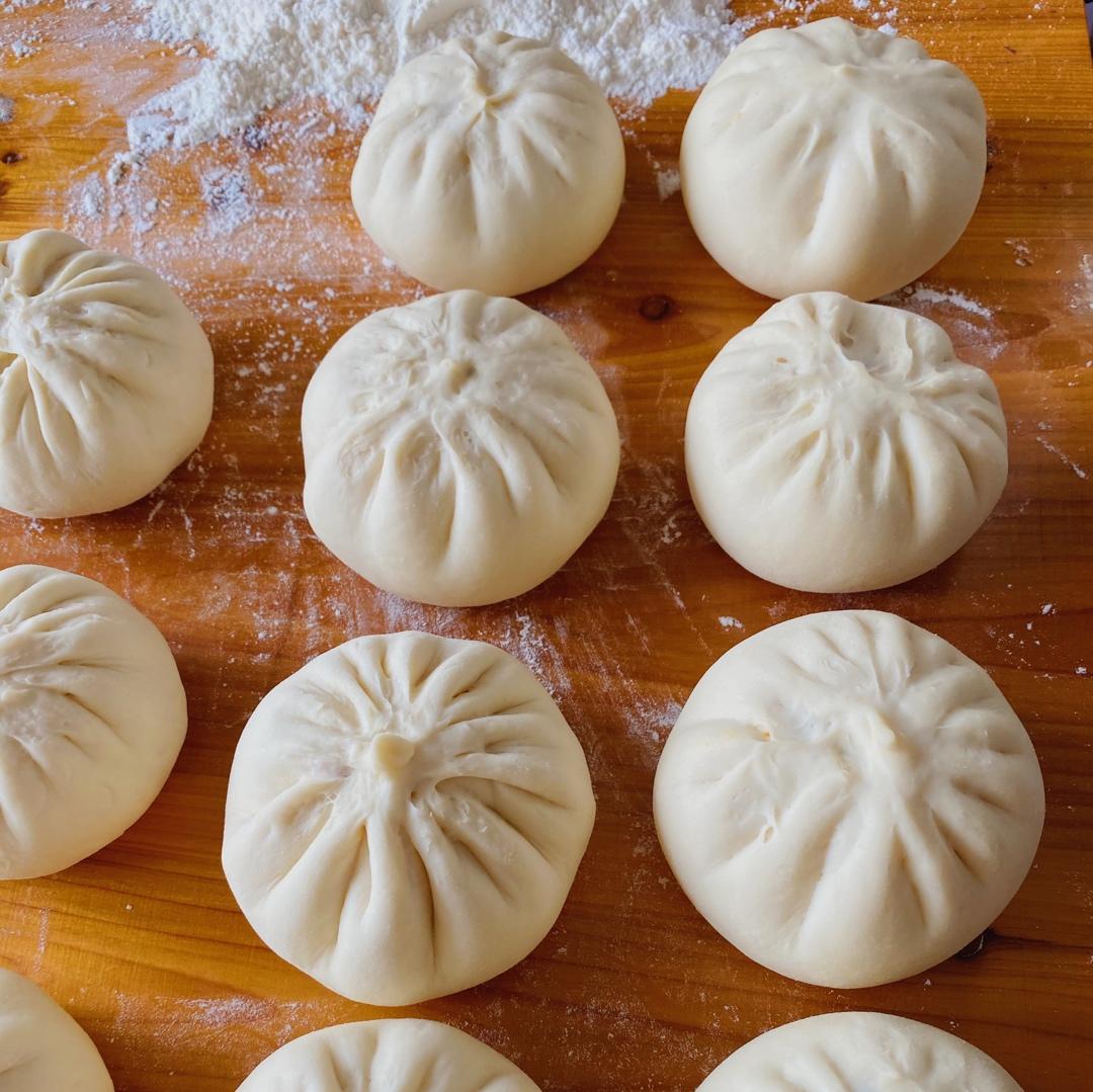 胡萝卜木耳鸡蛋素包子