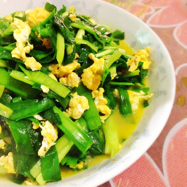 【韭菜炒鸡蛋图片】高妹爱hotdog_下厨房