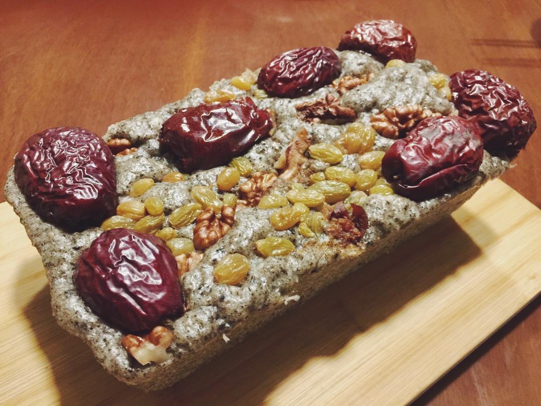 奶香黑芝麻发糕