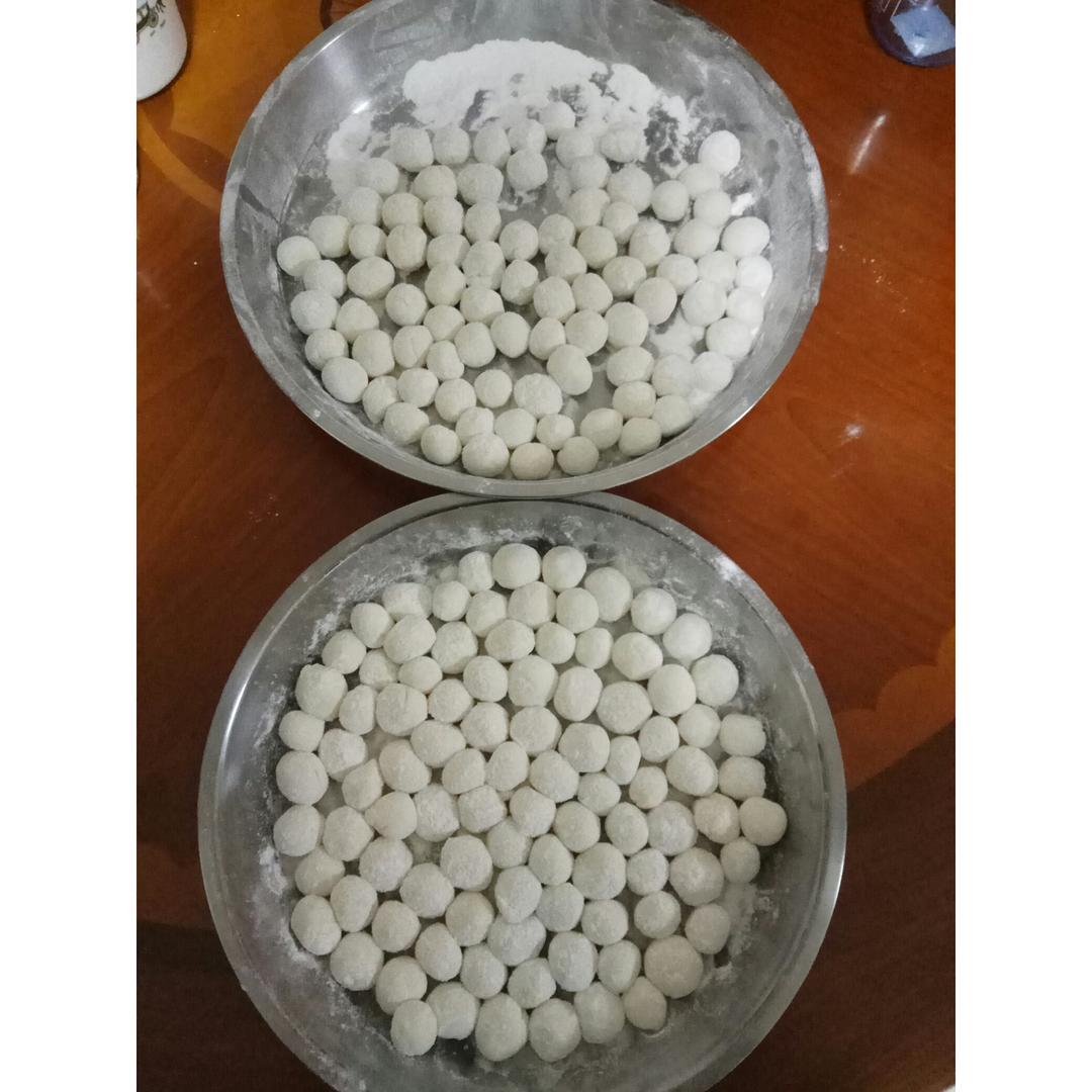 彩色汤圆