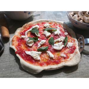 玛格丽特 Pizza Magarita & 那不勒斯薄底披萨的做法 步骤9