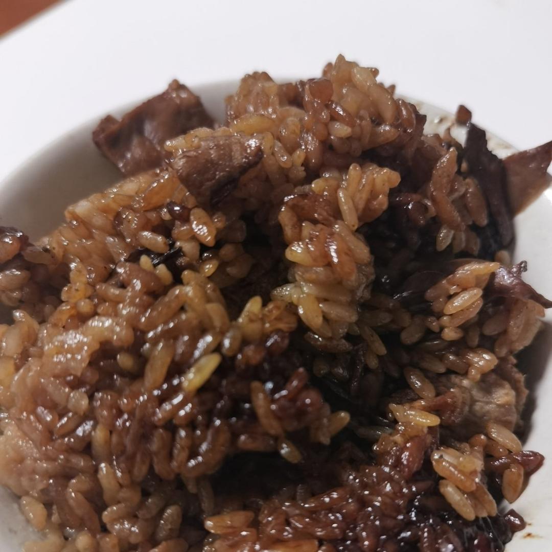 简单好吃的牛肝菌焖饭