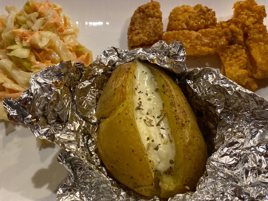 烤土豆 jacket potato/baked potato